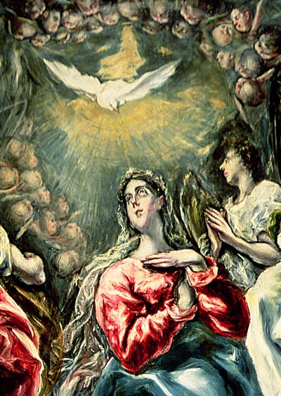 The Immaculate Conception (detail) by El Greco
